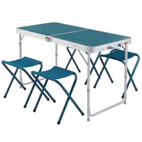 





طاولة تخييم قابلة للطي - 4 كراسي - 4 إلى 6 أشخاص