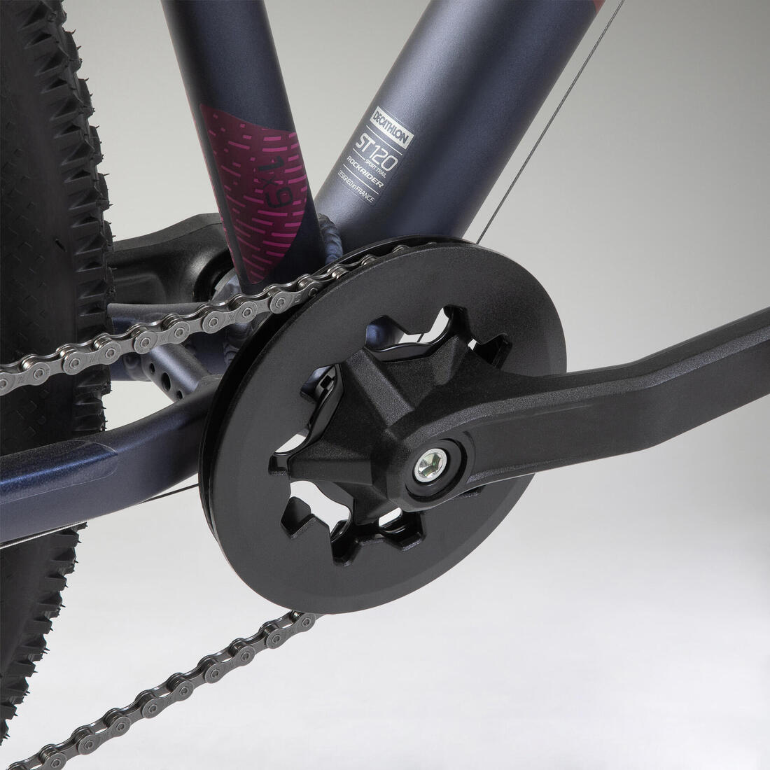 سيكل جبلي للنساء ST 120 مقاس 27.5 بوصة - أزرق داكن