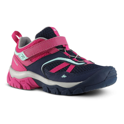 





حذاء كروس روك للأطفال البنات للمشي لمسافات طويلة بشريط لاصق C6½-1½ - أزرق / وردي