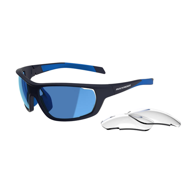





نظارات لركوب الدراجات الهوائية الجبلية بعدسان فئة كات 0+ 3 قابلة للتبديل - زرقاء, photo 1 of 4