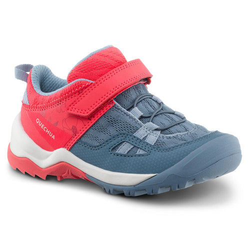 





حذاء كروس روك للأطفال بلاصق فيلكرو مقاس C6½ إلى 1½ للهايكنج - أزرق/ وردي