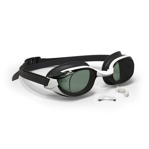 





نظارات سباحة بعدسات تصحيحية ملونة للسباحة - أسود / أبيض