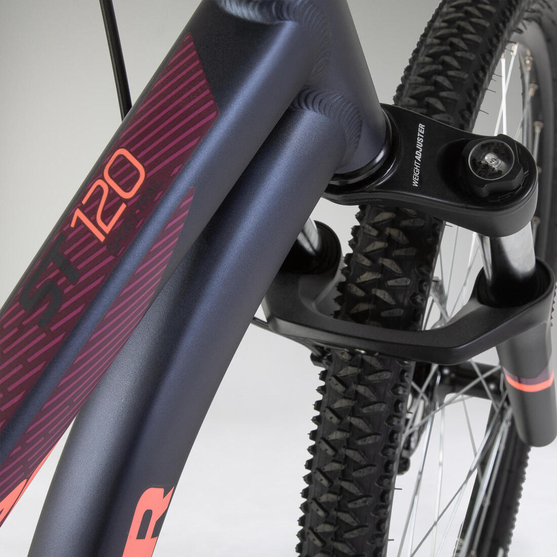 سيكل جبلي للنساء ST 120 مقاس 27.5 بوصة - أزرق داكن