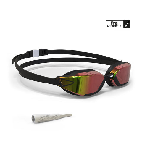 





نظارات السباحة B-FAST 900 - بعدسات عاكسة باللون الأسود والأحمر