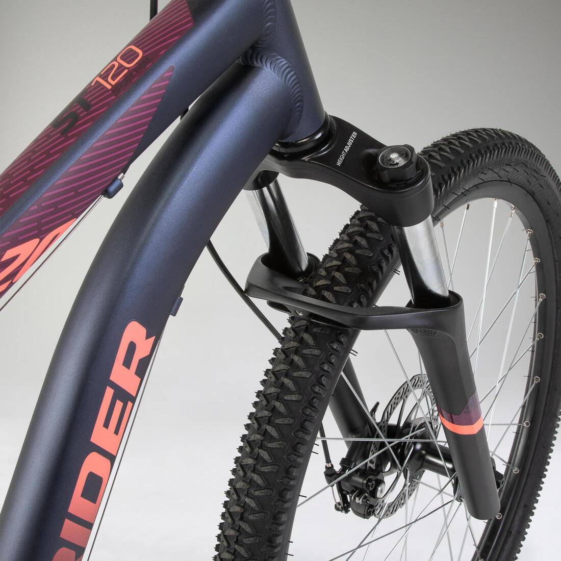 سيكل جبلي للنساء ST 120 مقاس 27.5 بوصة - أزرق داكن