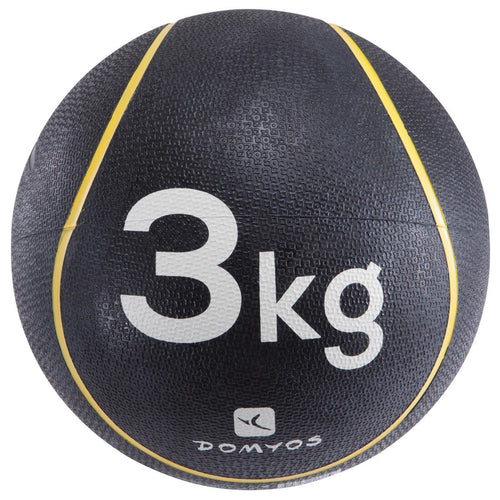 





كرة طبية للياقة البدنية 3 كجم بقطر 22 سم - أصفر